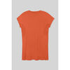 Robe courte Enorsia Robe en jersey avec d&eacute;coupes en patch et dentelle Orange