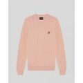 Pull Lyle & Scott KN2136V COTTON CREW-Y120 PINK GRAPEFRUIT