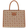 Sac &agrave; main Guess Sacs &agrave; main Neda Hobo Shoulder B Latte Logo Marron