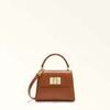 Sac &agrave; main Furla Sacs &Agrave; Main Mini 1927 Cuir Marron Marron