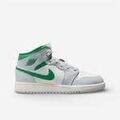 Baskets homme sur Grenoble : Baskets montantes Nike 1 Mid White Pure Platinum Pine Green (GS)