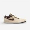 Baskets basses Nike Jordan 1 Low Premium Pale Ivory Off Noir Baroque Brown