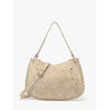 Sac Bandouliere Milano Sac port&eacute; &eacute;paule Velvet cuir VELVET 20D-0VE25116 Beige