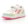 Baskets basses enfant Kickers Kouic, Sneakers Basses Fille, Blanc Bleu Clair