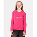 Tee-shirts sur Grenoble : T-shirt Kilpi Maillot en coton &agrave; manches longues pour fille VERATI-JG Rose