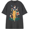 T-shirt Disney Snow White The Seven Dwarfs T-shirt &agrave; manches courtes Gris