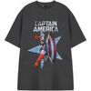 T-shirt Marvel Shield Throw Captain America T-shirt &agrave; manches courtes Gris