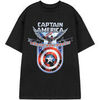 T-shirt Marvel Brave New World Captain America T-shirt &agrave; manches courtes Noir