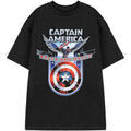 Tee-shirts sur Grenoble : T-shirt Marvel Brave New World Captain America T-shirt &agrave; manches courtes Noir