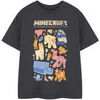 T-shirt enfant Minecraft Animals T-shirt &agrave; manches courtes Gris