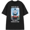 T-shirt Thomas And Friends Meme Train T-shirt &agrave; manches courtes Noir
