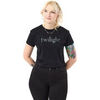 T-shirt Twilight Logo Crop T-shirt court &agrave; manches courtes Noir