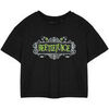 T-shirt Beetlejuice Logo Crop Top T-shirt court &agrave; manches courtes Noir