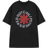 T-shirt Red Hot Chili Peppers Logo T-shirt T-shirt &agrave; manches courtes Noir