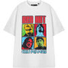 T-shirt Red Hot Chili Peppers Squares T-shirt &agrave; manches courtes Blanc