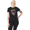 Tee-shirts sur Grenoble : T-shirt The Exorcist You Possess my heart Crop T-shirt court &agrave; manches courtes Noir