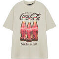 Tee-shirts sur Grenoble : T-shirt Coca-Cola Sold Here Ice Cold T-shirt &agrave; manches courtes Beige
