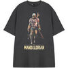 T-shirt Disney The Mandalorian T-shirt &agrave; manches courtes Gris