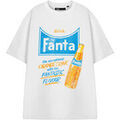 Tee-shirts sur Grenoble : T-shirt Coca-Cola Fanta Orange Drink T-shirt &agrave; manches courtes Blanc