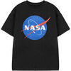 T-shirt enfant Nasa Classic Logo T-shirt &agrave; manches courtes Noir