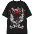 Tee-shirts sur Grenoble : T-shirt Gas Monkey Garage Winged Tyre T-shirt &agrave; manches courtes Noir
