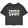 T-shirt Rugrats Retro Logo Crop T-shirt court &agrave; manches courtes Gris