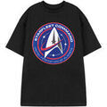 Tee-shirts sur Grenoble : T-shirt Star Trek Starfleet Comand T-shirt &agrave; manches courtes Noir