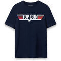 Tee-shirts sur Grenoble : T-shirt Top Gun Maverick Movie Logo T-shirt &agrave; manches courtes Bleu