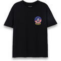Tee-shirts sur Grenoble : T-shirt Top Gun F-14 Fighter Jet Badge T-shirt &agrave; manches courtes Noir