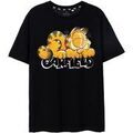 Tee-shirts sur Grenoble : T-shirt Garfield Sleeping T-shirt &agrave; manches courtes Noir