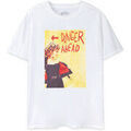 Tee-shirts sur Grenoble : T-shirt Grease Danger Ahead T-shirt &agrave; manches courtes Blanc