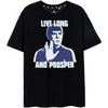 T-shirt Star Trek Live Long and Prosper T-shirt &agrave; manches courtes Noir