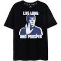 Tee-shirts sur Grenoble : T-shirt Star Trek Live Long and Prosper T-shirt &agrave; manches courtes Noir