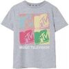 T-shirt enfant Mtv Colour Block T-shirt &agrave; manches courtes Gris