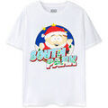 T-shirt South Park Cartman Santa T-shirt &agrave; manches courtes Blanc Grenoble