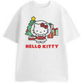 Tee-shirts sur Grenoble : T-shirt Hello Kitty Glitter T-shirt &agrave; manches courtes Blanc