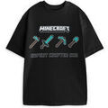 Tee-shirts sur Grenoble : T-shirt Minecraft Expert Crafter Dad T-shirt &agrave; manches courtes Noir