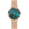 Montre Pierre Lannier Montre Femme MULTIPLES Vert Acier milanais Dor&eacute;-rose Vert