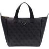 Sac &agrave; main Guess Sac Voyage Helina Top Zip Cosme Coal Logo Noir