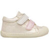 Baskets basses enfant Naturino Chaussures premiers pas en cuir CORKEL VL