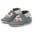 Chaussures enfants sur Grenoble : Chaussons b&eacute;b&eacute; Robeez B&eacute;b&eacute; Fille Sweetunicorn Chausson pour Nourrisson Gris
