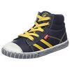 Baskets montantes enfant Kickers Bumpy, Sneakers Haute Gar&ccedil;on Bleu