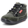Boots enfant Kickers Kikwai, Bottillons Gar&ccedil;on Vert