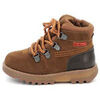 Boots enfant Kickers Kicknature, Bottillons Gar&ccedil;on, Marron Marron
