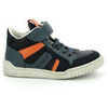 Baskets montantes enfant Kickers Wincky Cdt, Sneakers Hautes Gar&ccedil;on, Marine Bleu