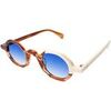Lunettes de soleil Xlab Tahiti Lunettes de soleil, &eacute;caille/Bleu clair, 41 mm