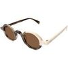 Lunettes de soleil Xlab Tahiti Lunettes de soleil, Vert/Marron, 41 mm