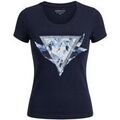 Tee-shirts sur Grenoble : T-shirt Guess SS CN FEATHER TRIANGLE TEE W6GI11 K3026