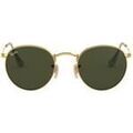 Lunettes sur Grenoble : Lunettes de soleil Ray-ban ROUND METAL 0RB3447 Dor&eacute;