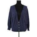 Gilets sur Grenoble : Gilet American Vintage Cardigan en lin bleu